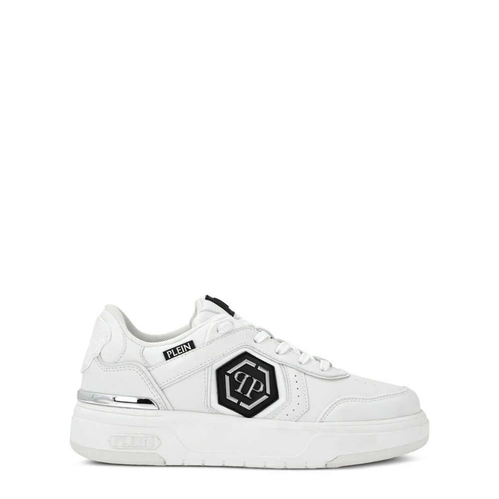 PHILIPP PLEIN Low-Top Sneakers with Perforated Detailing